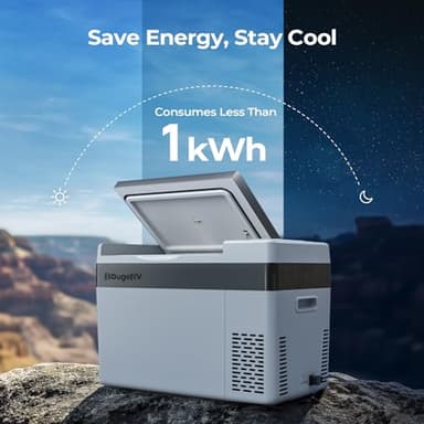 BougeRV 12 Volt Refrigerator 12V Car Fridge 30 Quart Portable Freezer Compressor Cooler -8℉~50℉ Compressor Freezer, 12/24V DC 110~240 Volt AC, for Truck RV SUV - Image 8