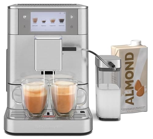 KitchenAid Fully Automatic Espresso Machine KF8 with Milk Attachment and Plant Based Milk Options, KES8558SX, Stainless Steel - Image 1