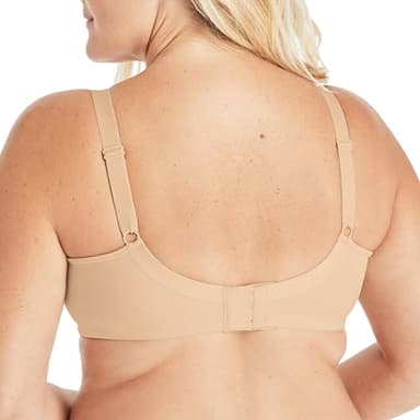 Playtex womens 18 Hour Smoothing Wirefree Us4697 Minimizer Bra, Nude, 38D US - Image 3