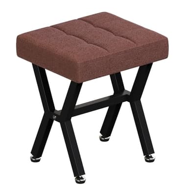 PROXRACER Modern Footstool Ottoman for Living Room & Bedroom, Small Rectangular Stool, Soft Cushion for Comfort, Versatile Storage Solution - Image 1