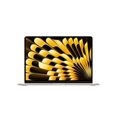 Apple 2025 MacBook Air 13-inch Laptop with M4 chip: Built for Apple Intelligence, 13.6-inch Liquid Retina Display, 16GB Unified Memory, 256GB SSD Storage, 12MP Center Stage Camera, Touch ID; Starlight - Image 1