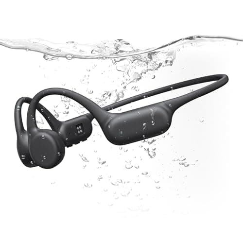 PSIER Bone Conduction Headphones IPX8 Waterproof Swimming Headphones Open Ear Headphones with MP3 Mode 32GB Memory Up to 8 Hours Playtime Bluetooth 5.4 Ear Buds Secure Fit for Running and Fitness - Image 1