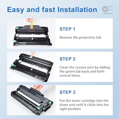 myCartridge Compatible DR730 Drum Unit Replacement for Brother DR-730 DR730 DR 730 to Compatible with MFC-L2710DW MFC-L2750DW HL-L2370DW HL-L2395DW DCP-L2550DW HL-L2350DW Printer (2 Drum, NOT Toner) - Image 8