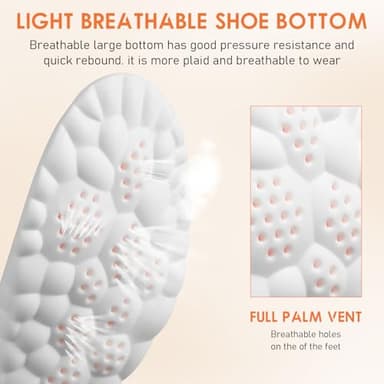 Steppers Massage Insoles for Men Women, 4D Cloud Memery Foam Steppers Insole with Arch Support, Suitable for Relieve Foot Fatigue (Men 10-11) - Image 3
