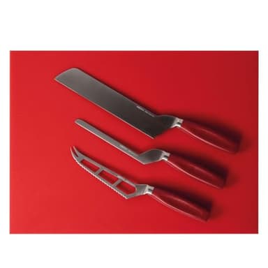 BOSKA Soft Cheese Knife - 140 mm - Red - Premium Quality - HACCP Knife - German Steel - Image 3