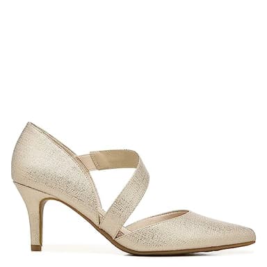 LifeStride Womens Suki Pumps Platino Gold 10 W - Image 3
