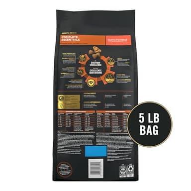 Purina Pro Plan Complete Essentials Shredded Blend Salmon and Rice Dog Food Dry Formula with Probiotics for Dogs - 5 lb. Bag - Image 6