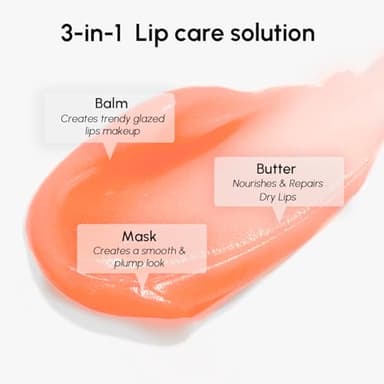 MAREE Lip Moisturizer Sleeping Mask Overnight - Moisturizing Lips Butter Balm with Hyaluronic Acid - For Very Dry Lips Care - Hidratante de Labios Care Products - Image 6