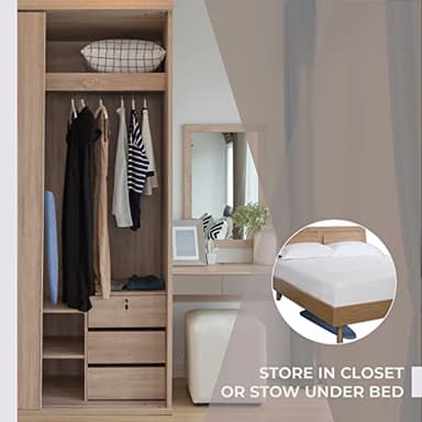 Bartnelli Tabletop Ironing Board Size 24x14 with Reinforced Steel Legs for Extra Stability, and Extra Layer Cover Padding for Smooth and Easy Ironing, Intelligent Locking System to Easily Fold Away - Image 4