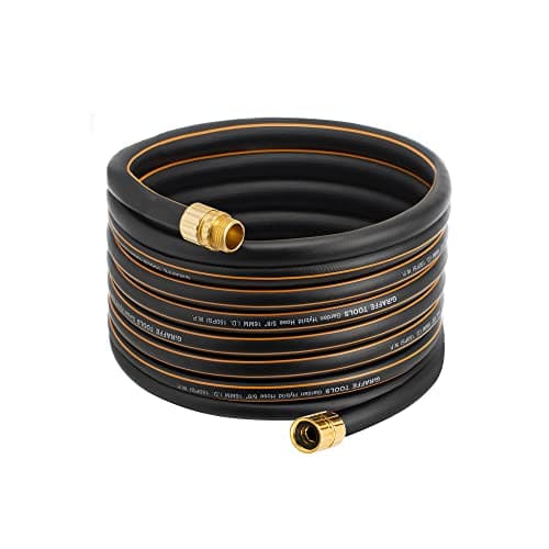 Giraffe Hybrid Garden Hose 5/8" x 50ft, Custom Length, NO Kink, Flexible, Leakproof Hose with Male to Female Fittings, 600 Burst PSI - Image 1