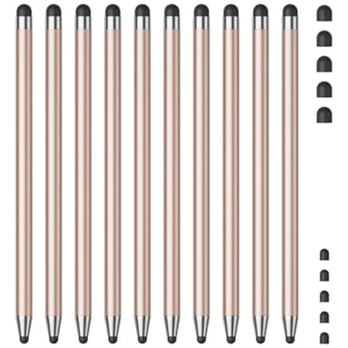 Stylus (10Pcs), Stylus Pen for Touchscreen, High Precision and Sensitivity Stylus Pen for Android Smartphone and Tablets, Compatible with All Capacitive Touch Screen (Rose Gold) - Image 1