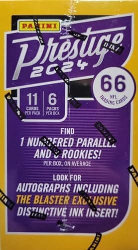 2024 Prestige Football Trading Cards Blaster Box (6 Packs) - Image 2