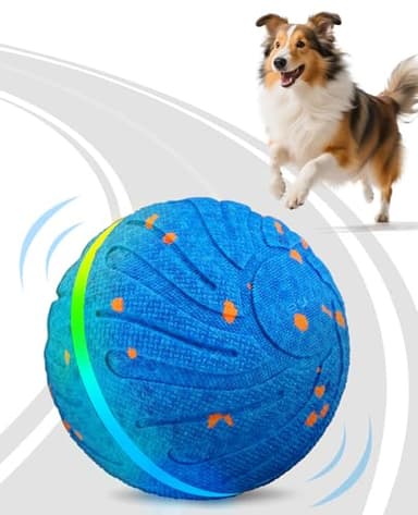 Xeuch Smart Interactive Dog Balls, Automatic Moving Ball for Medium and Large Dogs, E-TPU New Material, Motion Activated Rolling & Rotating Bouncy Toy for Dog Enrichment & Stimulation - Image 1