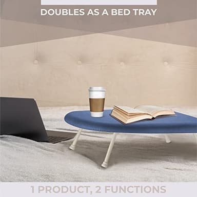 Bartnelli Tabletop Ironing Board Size 24x14 with Reinforced Steel Legs for Extra Stability, and Extra Layer Cover Padding for Smooth and Easy Ironing, Intelligent Locking System to Easily Fold Away - Image 3