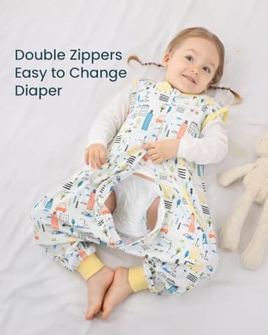HOMEAL Baby Sleep Sack - 3t-5t Sleeveless Sleep Sack for Early Walkers - Image 4