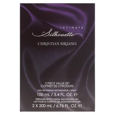 Christian Siriano Silhouette Intimate for Women - 3 Pc Gift Set 3.4oz EDP Spray, 6.76oz Body Lotion, 6.76oz Shower Gel - Image 5