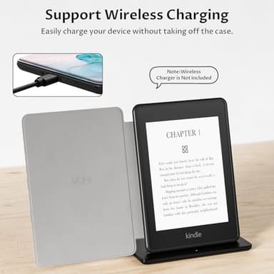 VORI Case for Kindle Paperwhite (11th Generation-2021) and Kindle Paperwhite Signature Edition, Soft TPU Lightweight Protective Smart Shell Cover with Auto Sleep/Wake, Dreamy Marble - Image 5