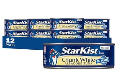 StarKist Chunk White Albacore Tuna in Water - 5 oz Can (Pack of 12) - Image 1