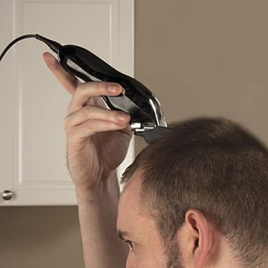 Wahl Clipper USA Deluxe Corded Chrome Pro, Complete Hair and Trimming Kit, Includes Corded Clipper, Cordless Battery Trimmer, and Styling Shears, for a Cut Every Time - Model 79524-5201M - Image 4