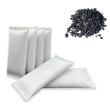 YouniDint 6 Pack Shoe Deodorizer Bags,Activated Charcoal Odor Absorber,Odor Removing Packs,Reusable Odor Absorber for Shoes,Gym Bags,Car,Pet,50g/Pack - Image 1
