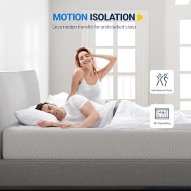 Avenco King Mattress, 12 Inch Gel Memory Foam Mattress King Size, Mattress in a Box for Fresh Sleep and Pressure Relief, Medium Firm Mattress with Motion Isolation, CertiPUR-US Certified - Image 5