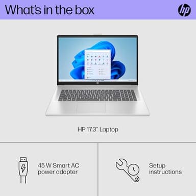 HP Flagship 17.3 Touchscreen Laptop Computer - 17.3 HD+ 250-Nits Display, AMD Ryzen 5 7530U(Beat i7-1165G7), 64GB RAM, 2TB SSD, WiFi 6, Numeric Keypad, Win 11 Pro & Office Pro & External DVD Driver - Image 7