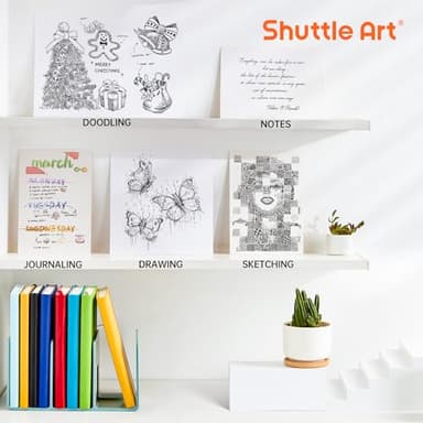 Shuttle Art Retractable Pastel Gel Ink Pens, 15 Pack Black Ink Pens, Cute Pens 0.5mm Fine Point for Writing Journaling Taking Notes School Office Home - Image 5