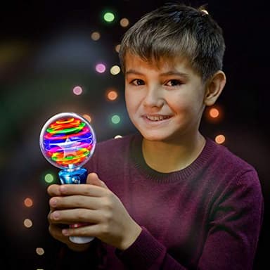 ArtCreativity Spinning Light Up Toy Wand – Magic Ball with LED Lights, Sensory Spinner for Kids, Party Favors & Classroom Prizes, Autism-Friendly Gift - Image 5