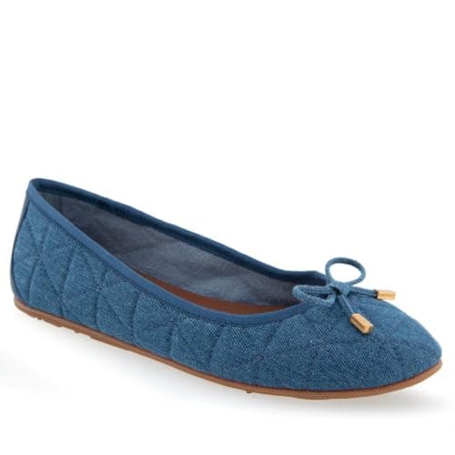 Aerosoles Women's PIA Ballet Flat, Soft Gold Leather, 6 - Image 1