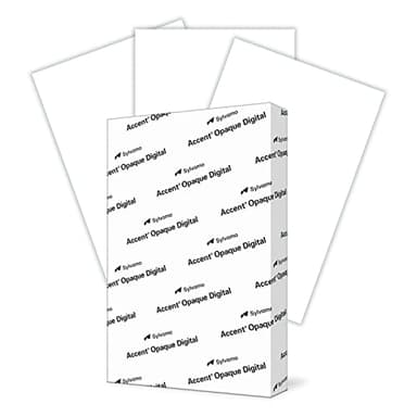 Accent Opaque White Printer Paper, 11” x 17” 40lb Bond/100lb Text Copy Paper – 250 Sheets (1 Ream) – Premium Smooth Finish Computer Paper, 97 Bright, 148gsm – Multipurpose White Copy Paper – 188081R - Image 1