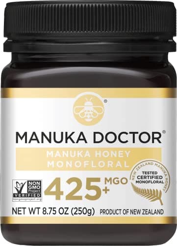 MANUKA DOCTOR - MGO 425+ Manuka Honey Monofloral, 100% Pure New Zealand Honey. Certified. Guaranteed. RAW. Non-GMO (8.75 oz) - Image 1