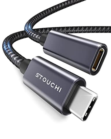 Stouchi USB C Extension Cable 10FT/3M, USB C Extension Cable Type C 3.1 Male to Female Fast Charging & Audio Data Transfer for iPhone 17 16 15, iPad mini/pro, MacBook Air M4 M3 M2/ M1 Mag- Safe - Image 1