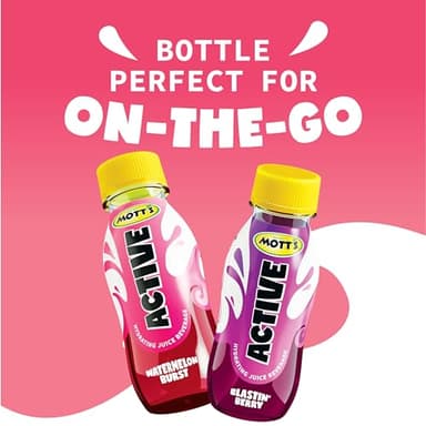 Mott's Active Blastin' Berry Hydrating Juice Beverage, 8 Fl Oz Bottles, 24 Count (4 Packs Of 6), Made With Naturally Sourced Electrolytes & Coconut Water, Gluten & Caffeine-free, Kosher - Image 6