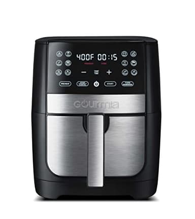 Gourmia 8 Qt Digital Air Fryer GAF826 – XL Capacity with 12 One-Touch Presets, Nonstick Dishwasher Safe Basket, Oil-Free Cooking, ETL-Certified, Sleek Black Finish - Image 1