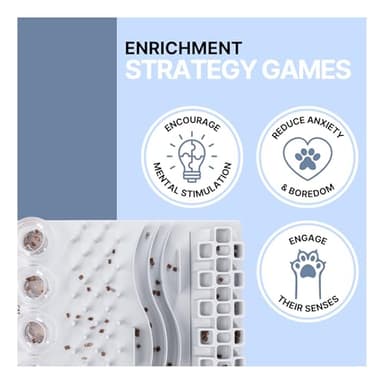 TRIXIE Fun Board Strategy Game for Cats, Puzzle Toy, Treat Dispenser, Interactive Play, Mental Stimulation - Image 5