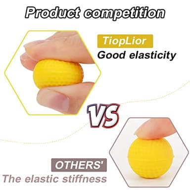 100 Rounds Refill Balls Ammo Compatible with Nerf Rival Gun, TiopLior Foam Bullet Ball Replacement Refill Pack Fit for Rival(HIR, High-Impact Rounds) - Image 4