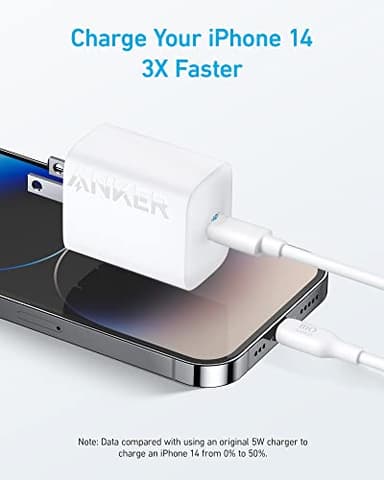 30W USB-C Charger, Anker 312 Charger with Compact and Foldable Design, 2-Pack 30W Fast Charger for iPhone 17/16/15 Series, Samsung S23, MacBook Air, Pixelbook, iPad Pro, and More (Cable Not Included) - Image 3