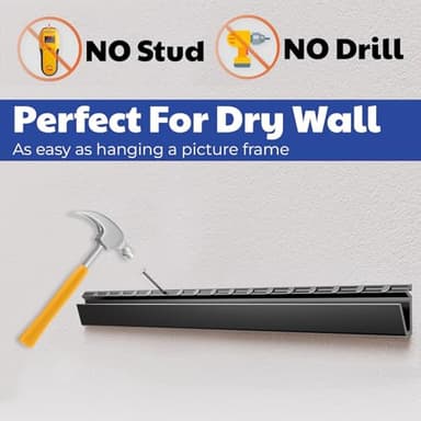 Fulifix 2 Pack Studless Drywall TV Mount for 22-55 Inch TVs, No Drill TV Wall Bracket up to 100 lbs Max VESA 400x400mm, No Stud TVs Wall Mount fits Most LED LCD Flat Curved Screen TVs & Monitors - Image 4