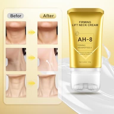 QLZLLF AH-8 Firming Neck Cream for Crepey Skin Body Care Comfort- Neck Firming Cream Contains Hexapeptide, Moisturizing, Tightening Lotions Cosmetic Skin Care & Repair for Women - Image 3