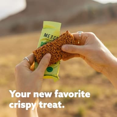 Mezcla Puff Crispy Protein Bars, Gluten Free & Vegan Protein Bars, 10g Protein, Alt for Pistachio Dubai Chocolate Bar, Granola Bars & Breakfast Bars, Healthy Snacks for Adults, Pistachio Chocolate, 12 Pack - Image 6