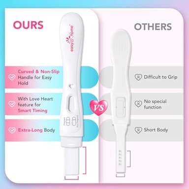 Easy@Home Smart Timing Pregnancy Test: Accurate Early hCG Detection - Fast Results & Easy to Use at-Home Tests with Love Heart Indicator | 5 Pack - Image 4