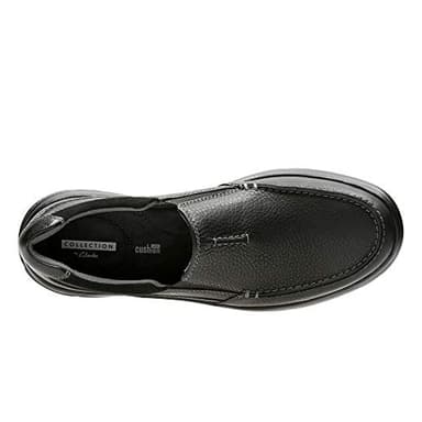 Clarks Men's Cotrell Free Shoe, Black Oily Leather, 10 Wide US - Image 3