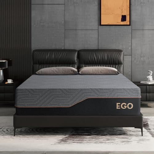 Dyonery King 14 Inch Memory Foam Mattress in a Box, Jacquard Fabric Cover, Made in The USA of US Foam and Global Materials, CertiPUR-US Certified, Fiberglass Free Mattress, 76”x80” - Image 1