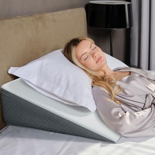 Kolbs Bed Wedge Pillow Chic Jacquard Cover for Sleeping and Acid Reflux, Heartburn (Standard Width 7.5" Height) - Image 1