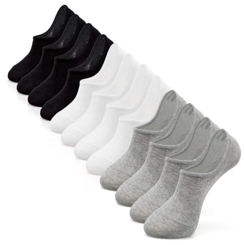 IDEGG No Show Socks Womens and Men Low Cut Anti-slid Athletic Running Novelty Casual Invisible Liner Socks - Image 1