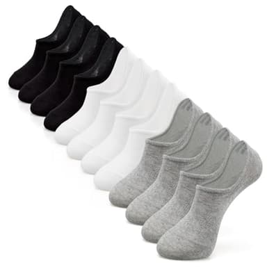 IDEGG No Show Socks Womens and Men Low Cut Anti-slid Athletic Running Novelty Casual Invisible Liner Socks - Image 1