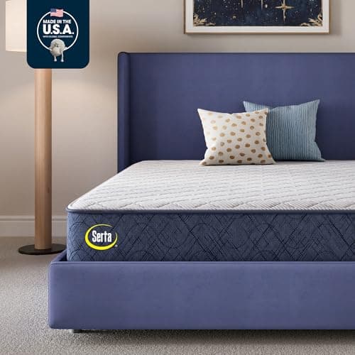 Serta Five Star Mattress Tranquility 12-Inch Firm– Queen– Zoned Support, Pressure Relief, Cooling– Bed-in-a-Box – Ideal for Back & Stomach Sleepers – 100 Night Trial, 10-Year Limited Warranty - Image 1