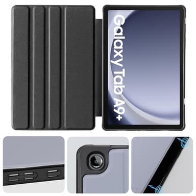 CoBak Case for Samsung Galaxy Tab A9 Plus 10.9-inch 2023, Multi-Viewing Angles, All New PU Leather Smart Cover with Auto Sleep Wake Feature for Samsung Galaxy Tab A9 + Tablet - Image 4
