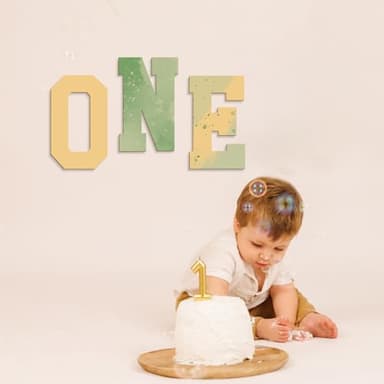 Wooden Letters 12 Inch, Large Wooden Letter R Shape Cutout Big Unfinished Vintage Sports Varsity Style Wood Alphabet Letters for Wall Decor Nursery Name Painting Crafts Party Room Home Decoration - Image 5