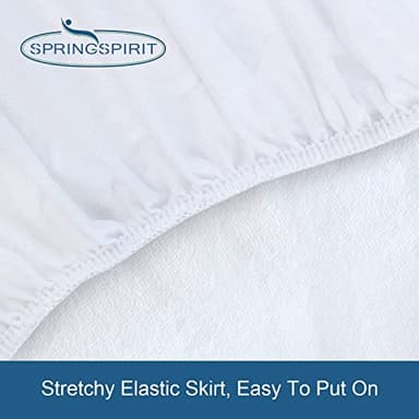 Queen Mattress Protector Waterproof Cover Absorbent Fitted Sheet up - 18'' Deep Pocket Mattress Cover Queen Size Bed Sheets, Terry Machine Wash Protection Mattress Protector - Image 7